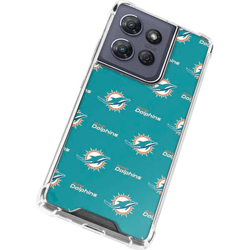 NFL Miami Dolphins Blitz Series Moto G Play 5G (2025) Clear Case